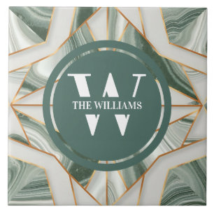 Carreau Carrelage de marbre vert clair Mer Pierre Turquois