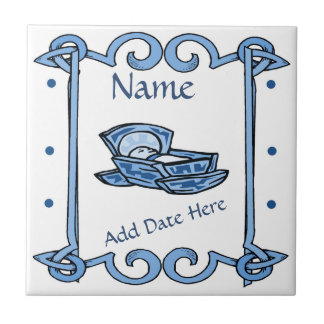 Carreau Carrelage de naissance, Néerlandais, Personnaliser