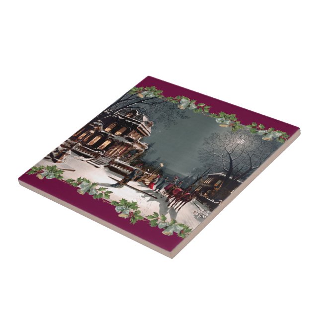 Carreau Carrelage de Noël victorien (Côté)