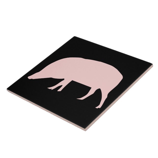 Carreau Carrelage de porc rose (Côté)
