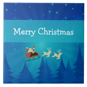 Carreau Carrelage décoratif père Noël Winter Scene