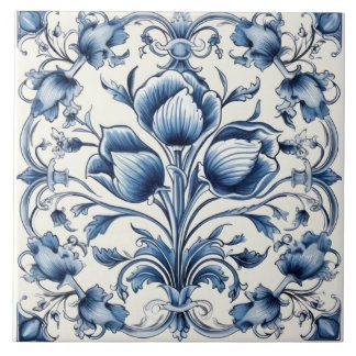 Carreau Carrelage Delft Bleu Et Carrelage Blanc