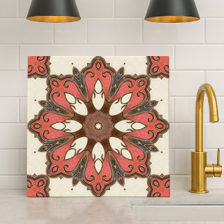 Carreau Carrelage design floral moderne chic
