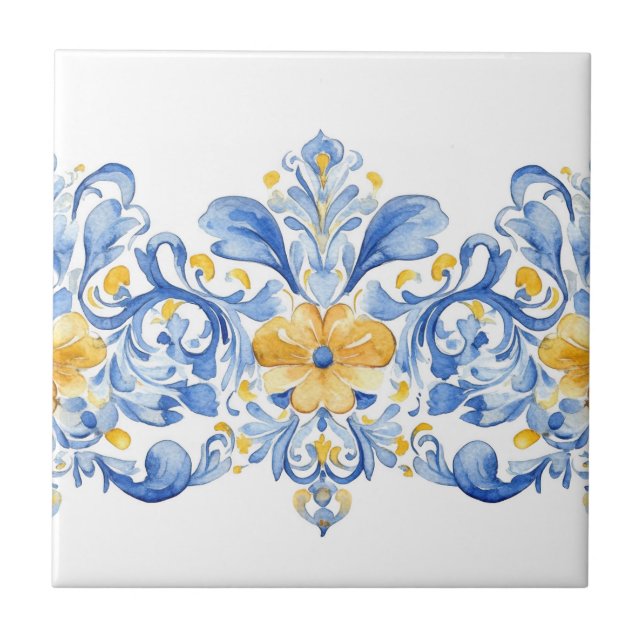 Carreau Carrelage design style Talavera mexicain (Devant)