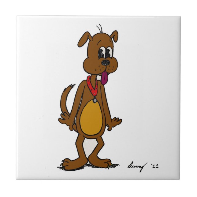 Carreau Carrelage Doggy Toon (Devant)