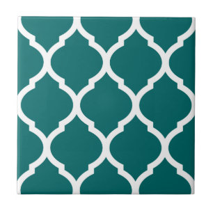 Carreau Carrelage en céramique à motif Quatrefoil marocain