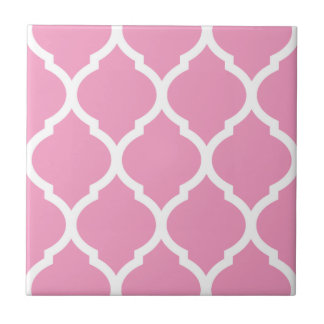 Carreau Carrelage en céramique à motif rose marocain