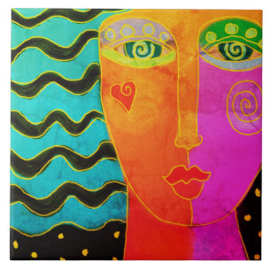 Carreau Carrelage en céramique Abstrait coloré