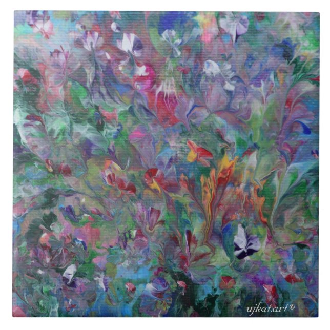 Carreau Carrelage en céramique Abstrait Garden (Devant)