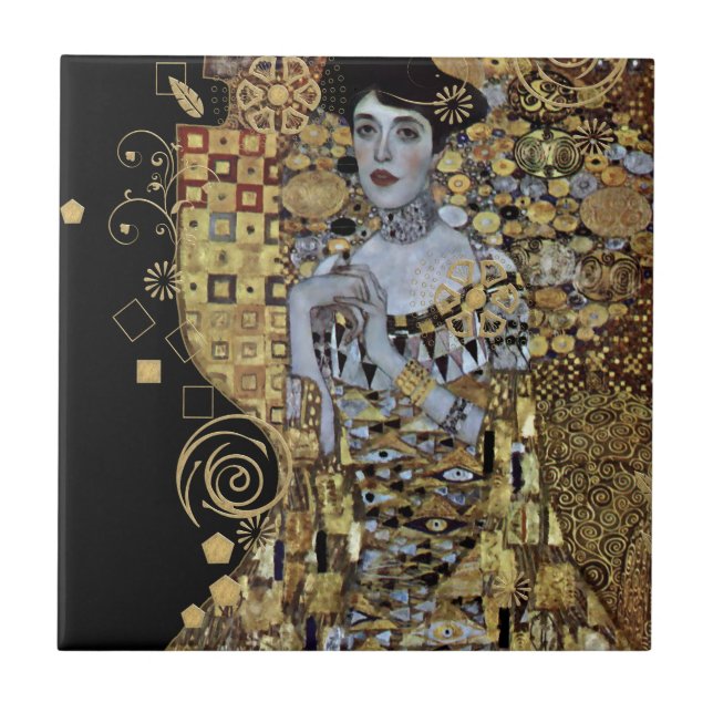 Carreau Carrelage en céramique Adele Klimt (Devant)