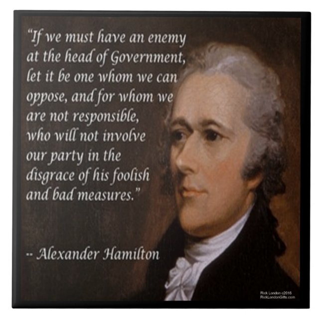 Carreau Carrelage en céramique Alexander Hamilton (Devant)