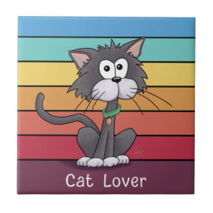 Carreau Carrelage en céramique Amoureux des chats