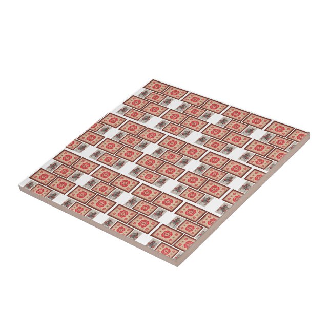 Carreau Carrelage en céramique Armure japonaise (Côté)