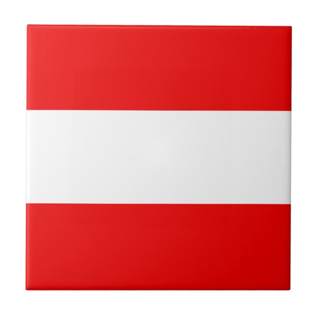 Carreau Carrelage en céramique Austria Flag (Devant)