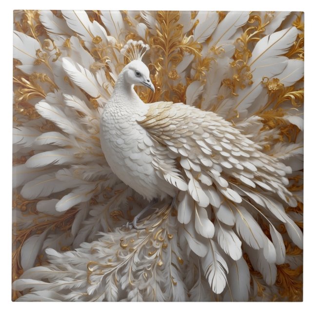 Carreau Carrelage en céramique baroque luxueux (Devant)