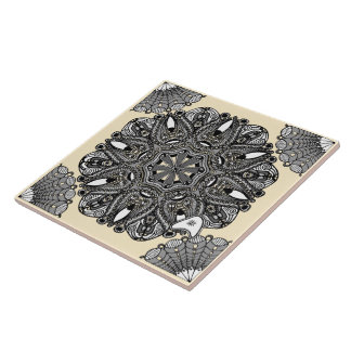 Carreau Carrelage en céramique beige A "La touche de l'inf