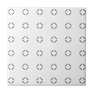 Carreau Carrelage en céramique blanche, petit (4,25 po x