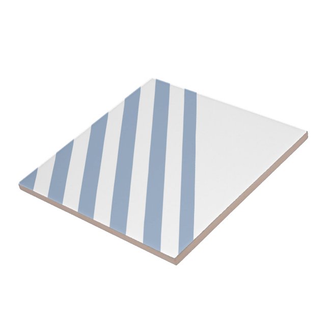 Carreau Carrelage en céramique Bleu & Blancs (Côté)