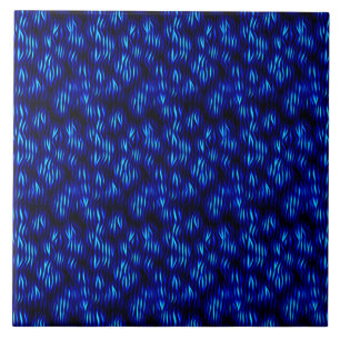 Carreau Carrelage en céramique bleu chatoyant 6" X 6"