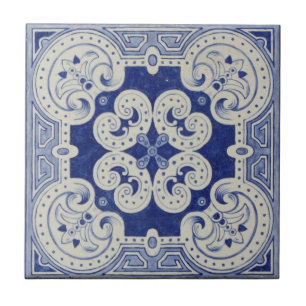 Carreau Carrelage en céramique bleu Cobalt