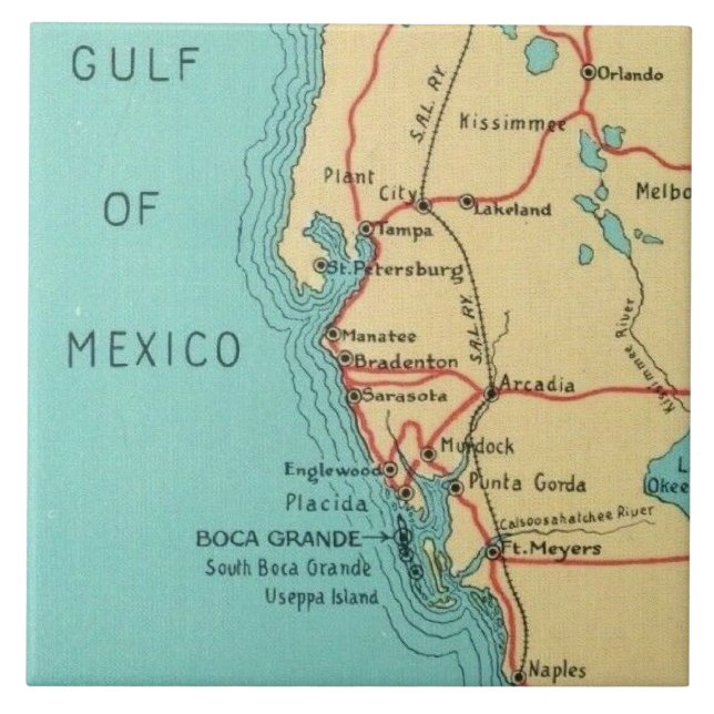 Carreau Carrelage en céramique Boca Grande Useppa (Devant)