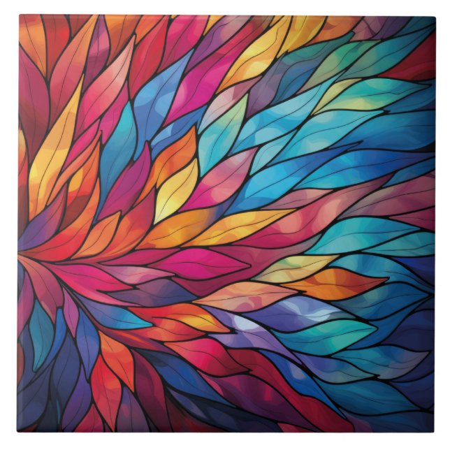 Carreau Carrelage en céramique brillant (Devant)