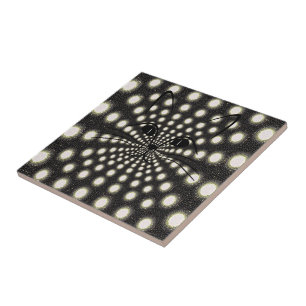 Carreau Carrelage en céramique Chats circulaires blancs et