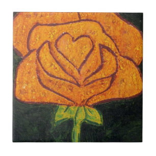 Carreau Carrelage en céramique "Coeur Rose #2"