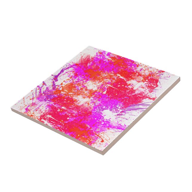 Carreau Carrelage en céramique couleur Abstraite (Côté)