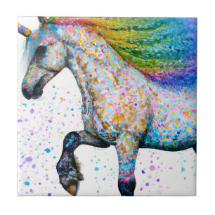 Carreau Carrelage en céramique couleur Appaloosa Unicorn