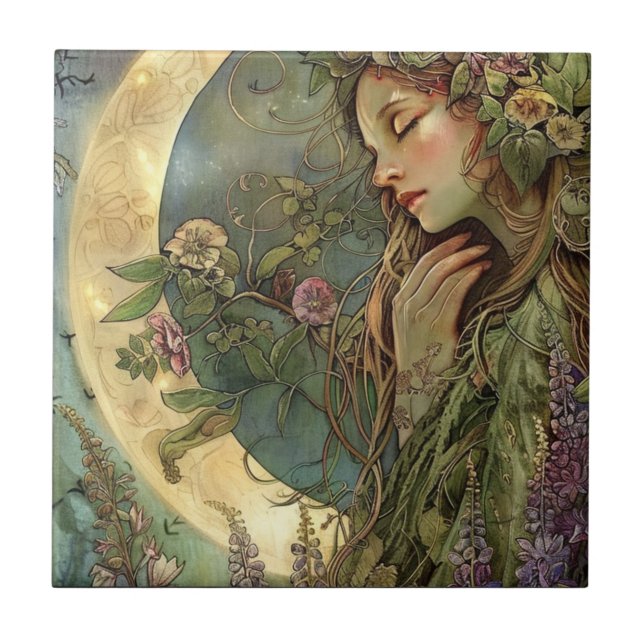 Carreau Carrelage en céramique Crescent Moon Ostara (Devant)
