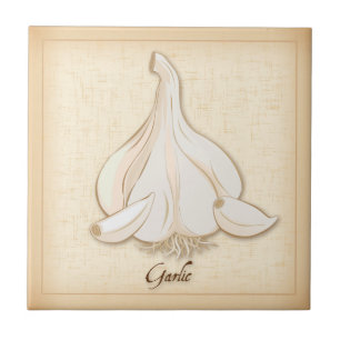 Carreau Carrelage en céramique d'ail