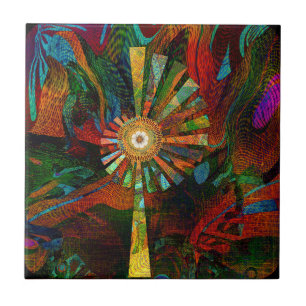 Carreau Carrelage en céramique d'art Abstrait