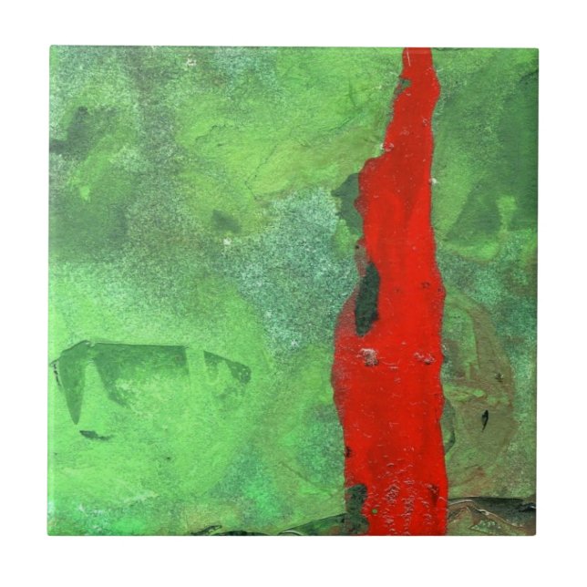 Carreau Carrelage en céramique d'art Abstrait (Devant)