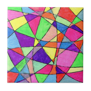 Carreau Carrelage en céramique d'art Abstrait
