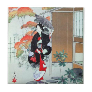 Carreau Carrelage en céramique d'art japonais, petit (4,25