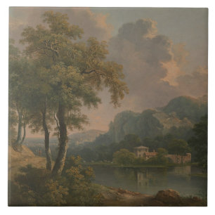 Carreau Carrelage en céramique d'art victorien