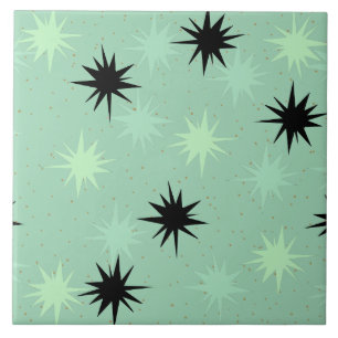 Carreau Carrelage en céramique de Jade Atomique et Starbur