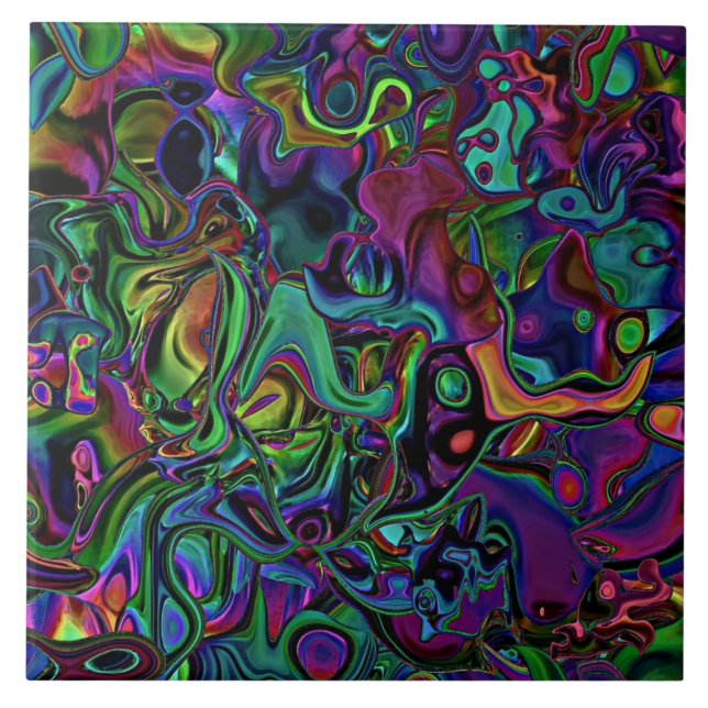 Carreau Carrelage en céramique de la fonte du cerveau (Devant)