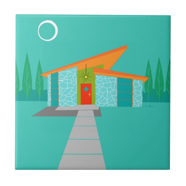 Carreau Carrelage en céramique de la maison Space Age (Devant)