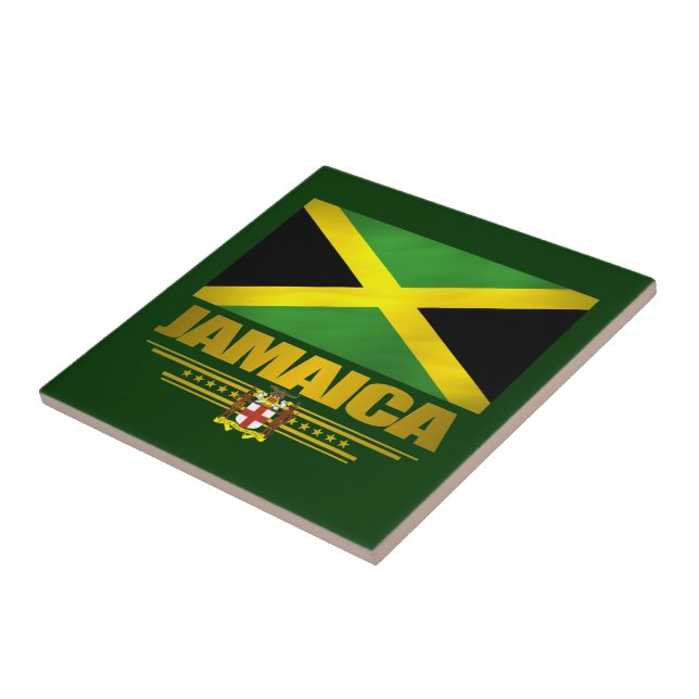 Carreau Carrelage en céramique de la Pride jamaïcaine/Dess (Côté)