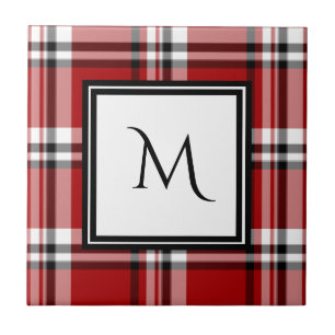 Carreau Carrelage en céramique de monogramme à couche ro