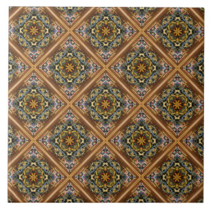 Carreau Carrelage en céramique de mosaïque florale goétriq