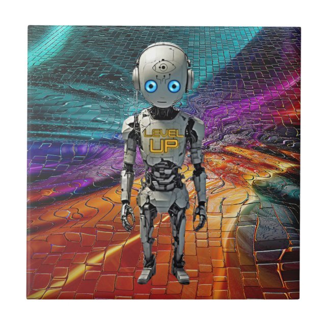 Carreau Carrelage en céramique de robot de niveau supérieu (Devant)