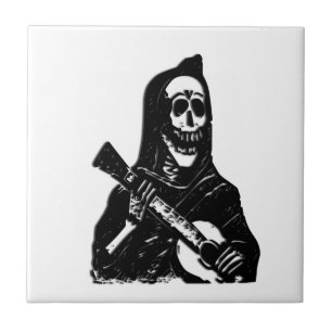 Carreau Carrelage en céramique de squelette de guitare