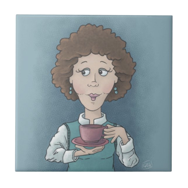 Carreau Carrelage en céramique de thé à boire (Devant)