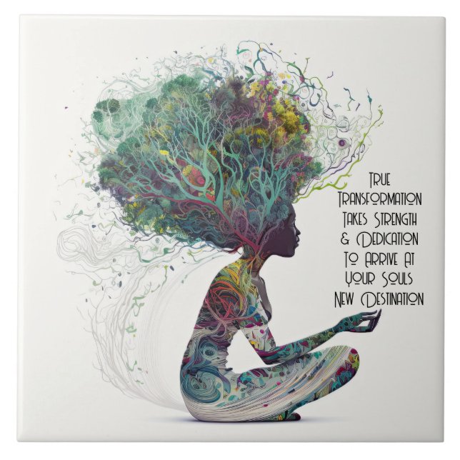 Carreau Carrelage en céramique de transformation inspirée  (Devant)