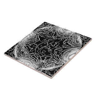 Carreau Carrelage en céramique en Fil blanc