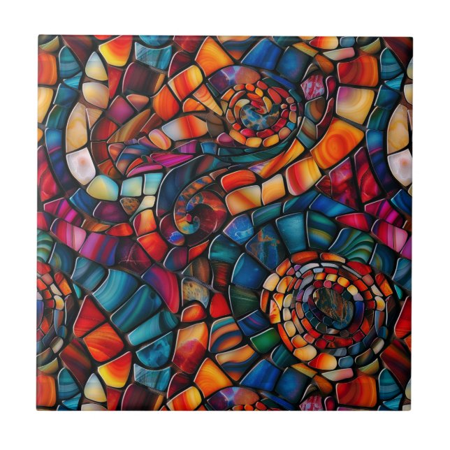 Carreau Carrelage en céramique en pierre de Gemstone (Devant)