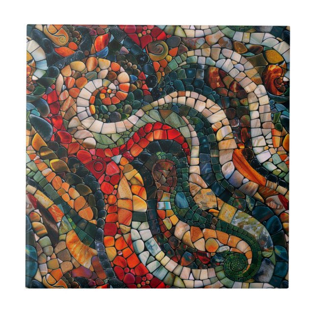 Carreau Carrelage en céramique en pierre de Gemstone (Devant)